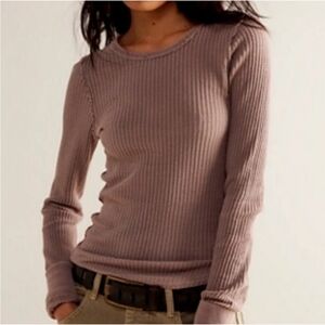 We The Free Roll With It Thermal In Cashmere/ Beige  NWOT